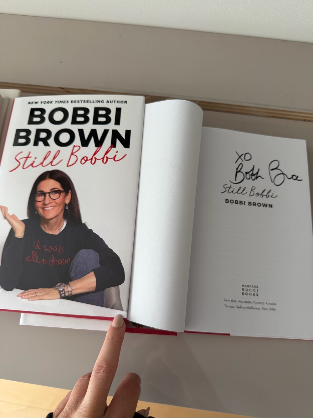 NWT SIGNED Bobbi Brown Still Bobbi Hardcover Book